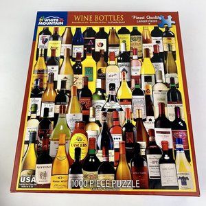 White‎ Mountain Wine Bottles Jigsaw Puzzle 1000 Pieces - #1058 Made In USA